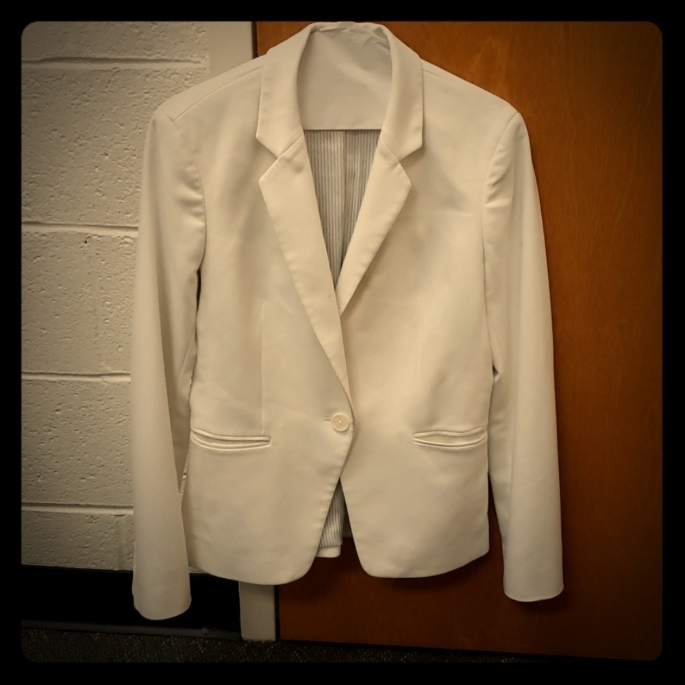 Express white blazer